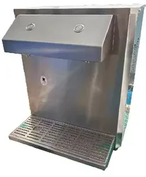 משקור בנק מים נירוסטה שולחני למים קרים + מגש טיפות